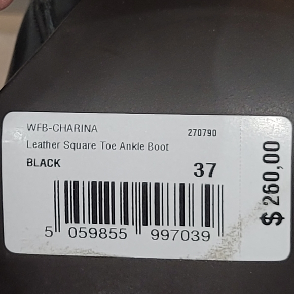 Ted Baker Black Leather Heeled Boots - Picture 9 of 9